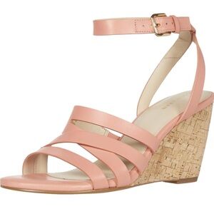 Cole Haan Marietta Pink Wedge Sandals Sz9